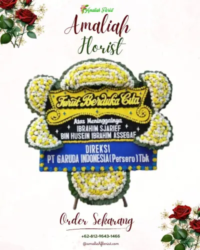 Papan Bunga Duka di Sario Kotabaru