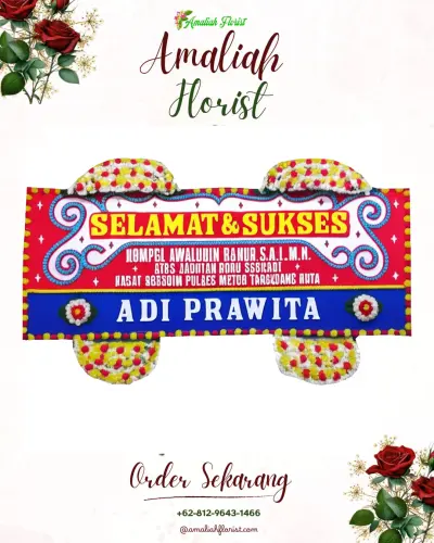 Karangan Bunga Ucapan Selamat di Sario Kotabaru