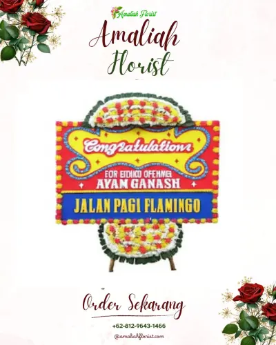 Bunga Papan Congratulation di Sario Kotabaru